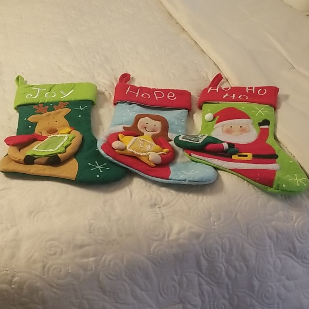 3 Adorable Christmas Stockings